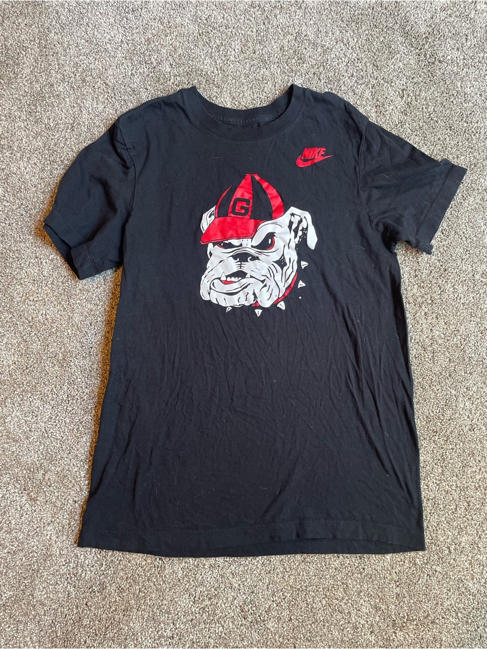 Georgia Bulldogs Nike Men’s Black Graphic Tee Size Small